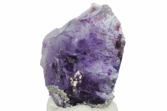 Cubic Purple Fluorite Crystal Cluster - China #166177